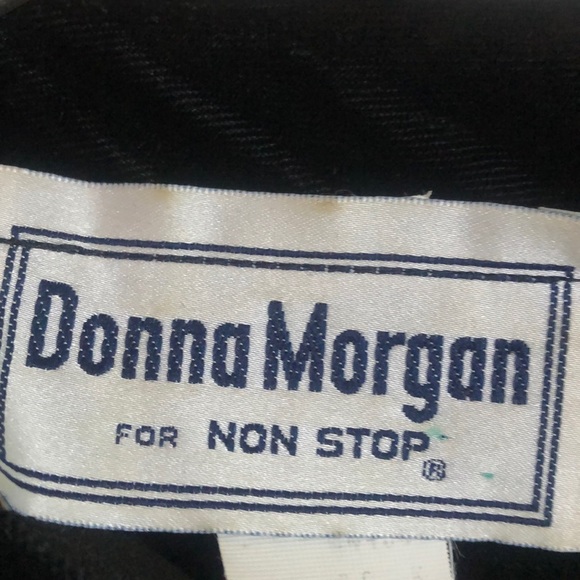 Donna Morgan Vintage 1980/90’s black velvet dress - Picture 5 of 5